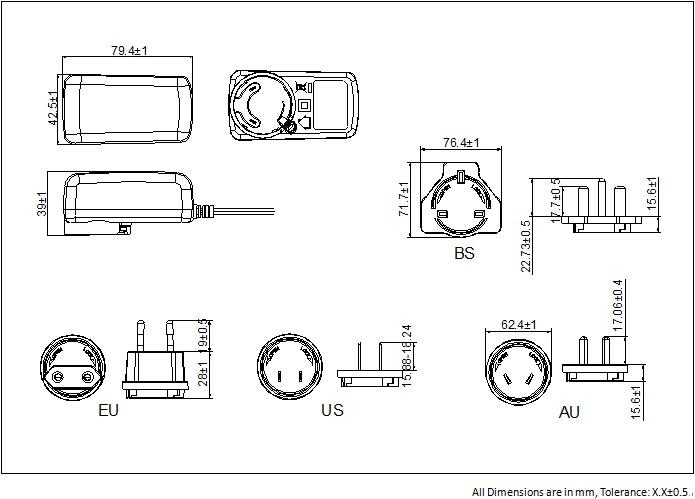 KT12W interchangeable meas. KT12W interchangeable meas.
